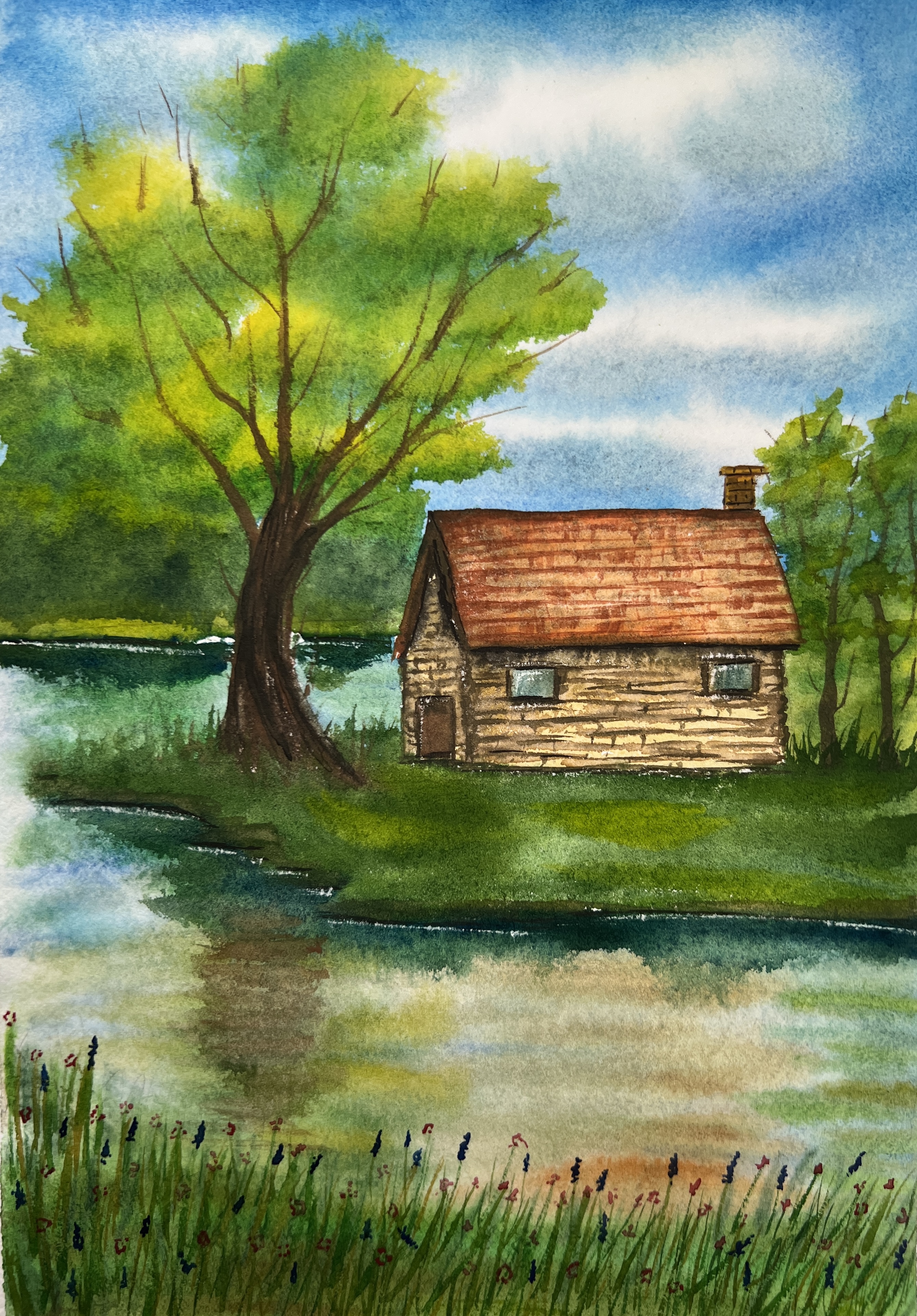 A hut in nature