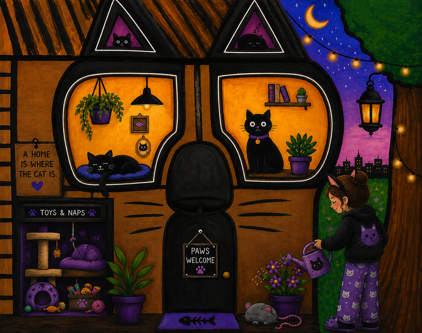 A Purrfect House
