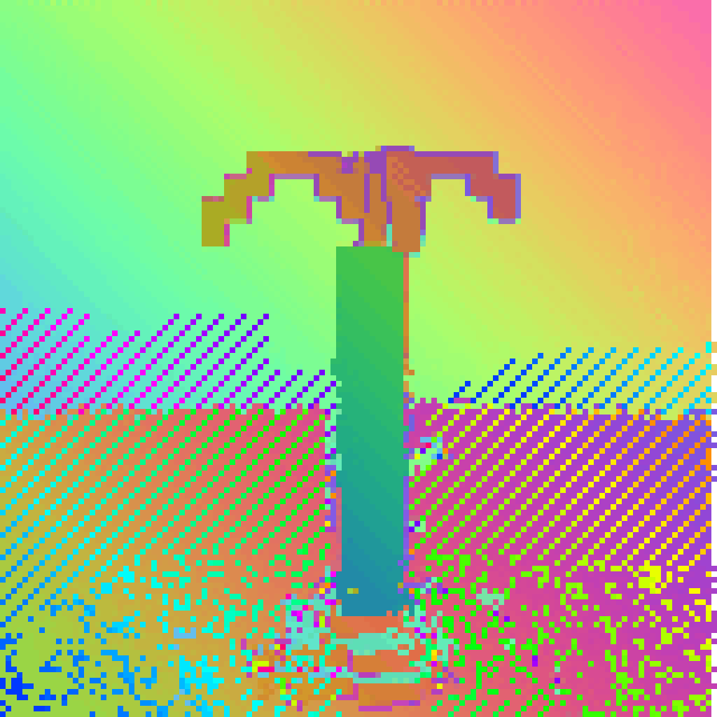 Glitchy Palm